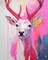 Young Buck - Giclee Fine Art Print on Heavy Fine Art Paper - Original Art by Tiffany Bohrer, Tipsy Artist product 1
